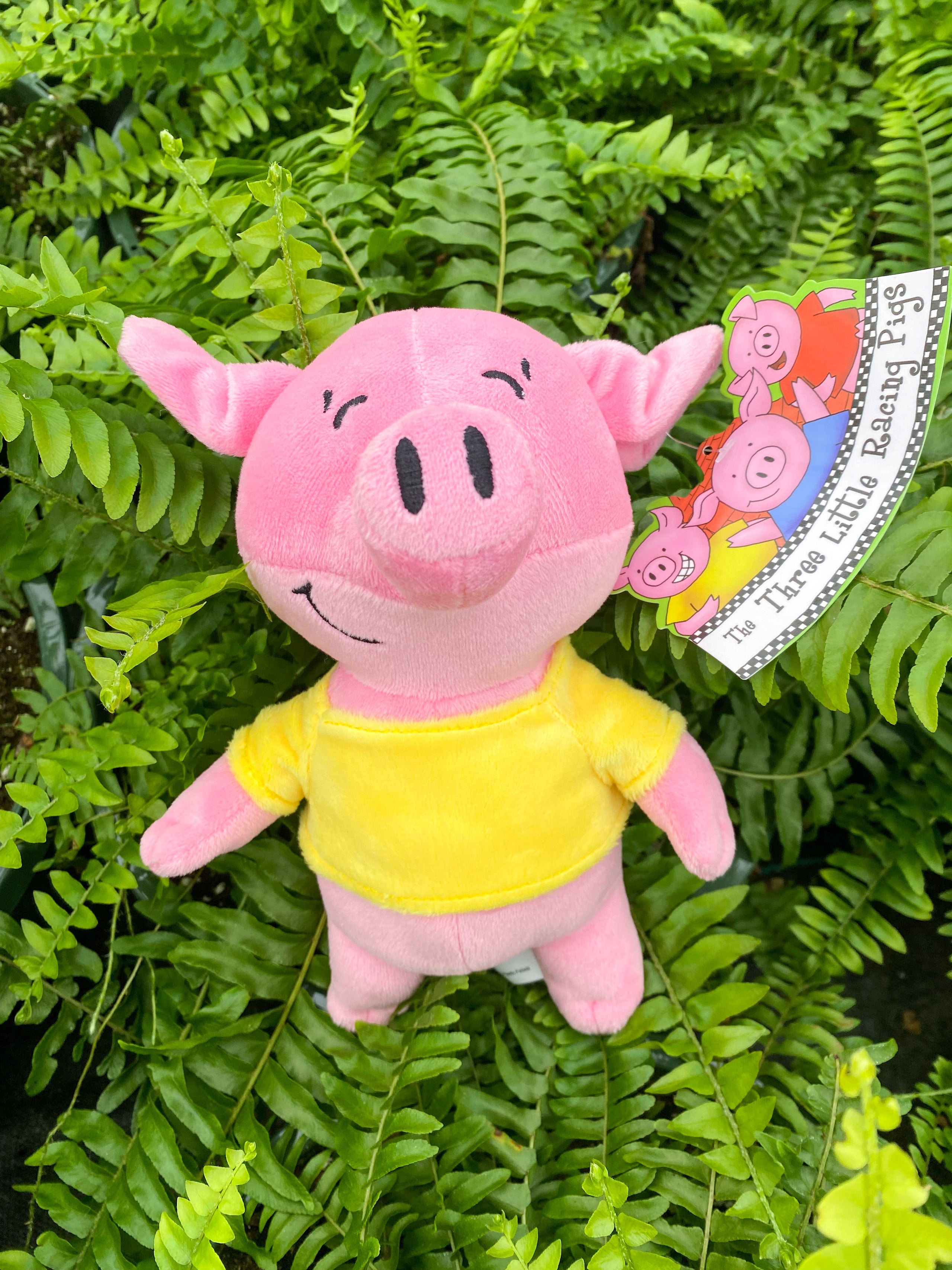Three little shop pigs stuffed animals